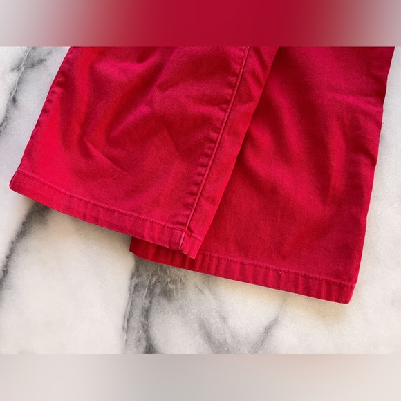 ⚡️Vintage⚡️ Early 2000’s Red Tommy Hilfiger Jeans Capris - Picture 10 of 11